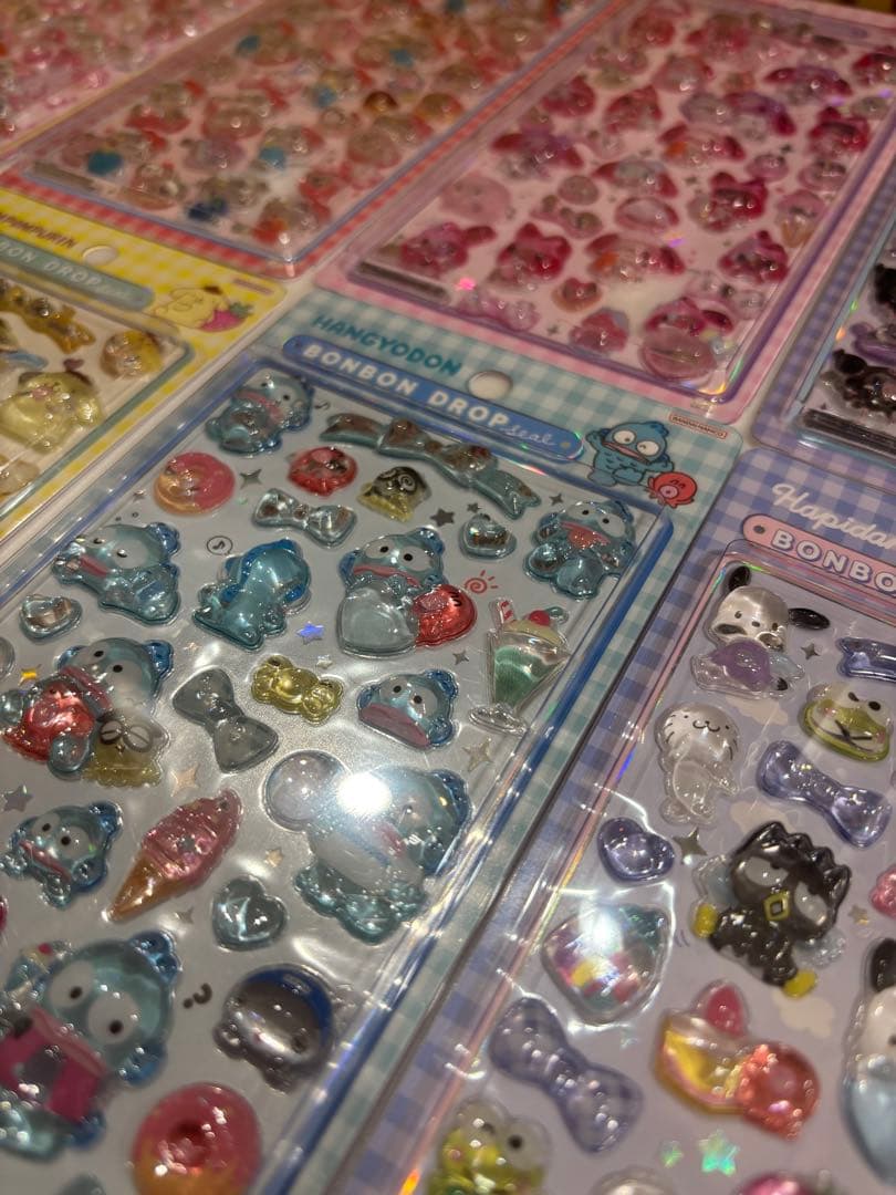 正規品 ボンボンドロップシール サンリオ ８種セット まとめ売り 第2弾