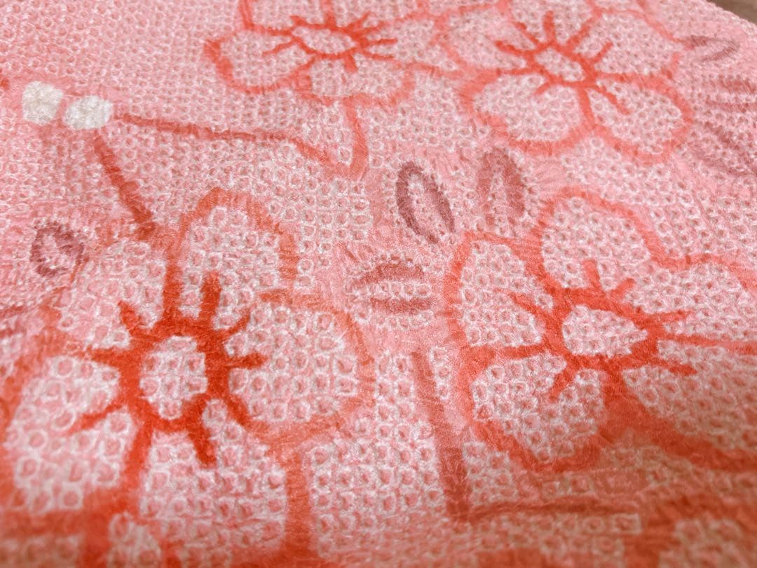 小さめ2歳から3歳用♡七五三　女の子　フルセット　正絹　総絞り被布