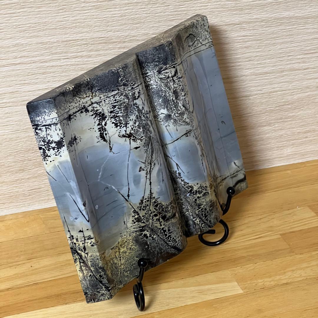 ⬛︎【1点物】ピクチャージャスパー 天然石 ブックスタイル 自然風景