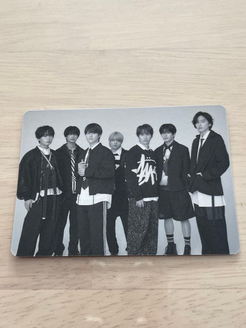 未使用】なにわ男子集合アシンメトリー/Black Nightmareトレカ - メルカリ