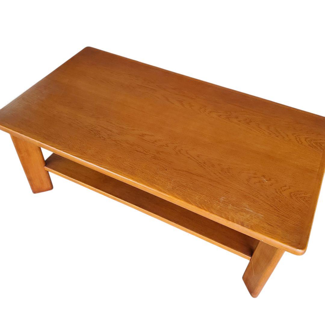 カリモク KARIMOKU ローテーブル 棚付きタイプ