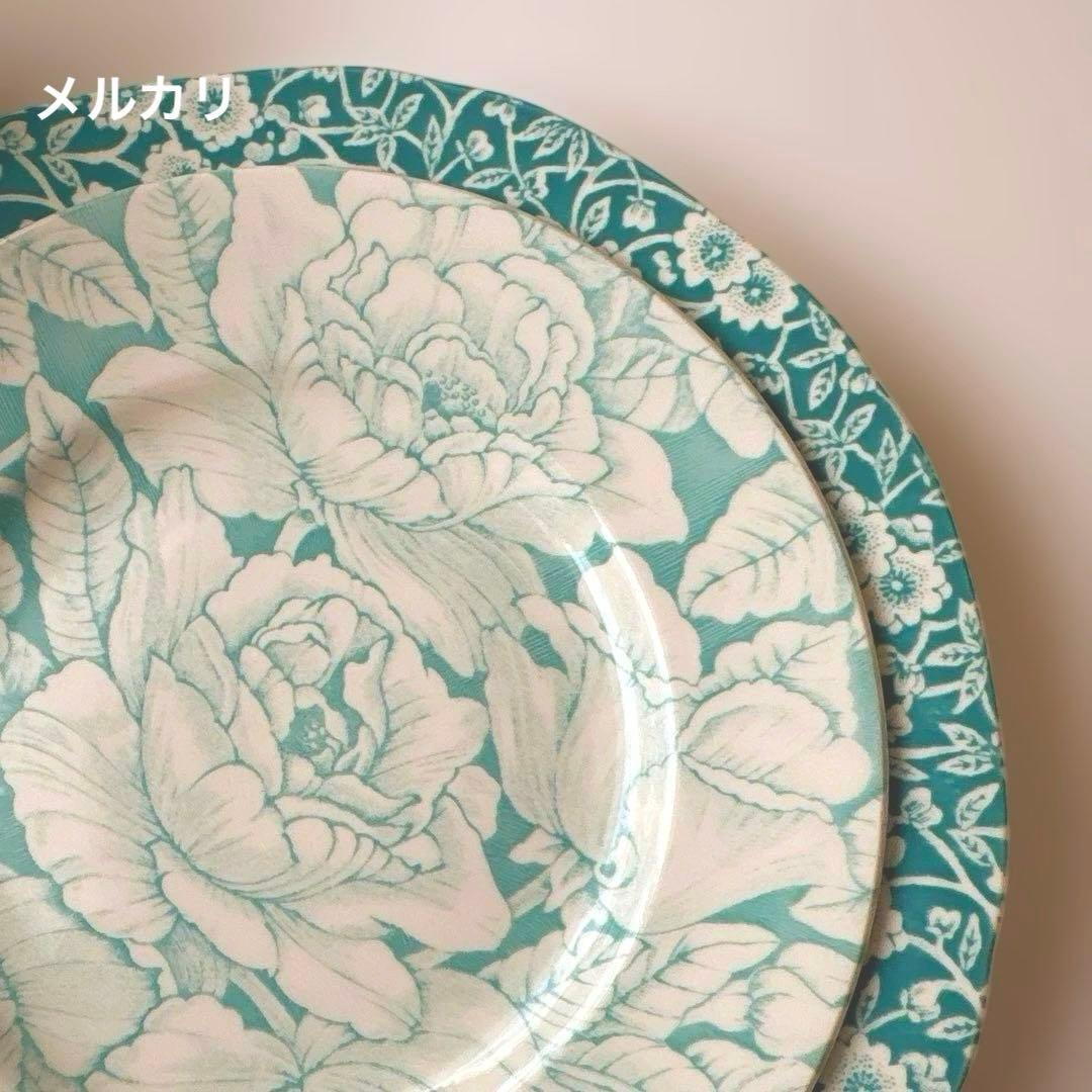 バーレイ プレート　オーデニールハイビスカス　マグカップ　キャリコプレート