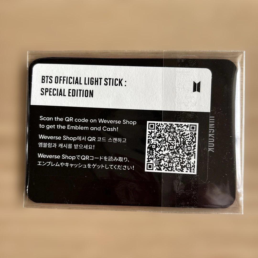 【新品未使用】BTS ペンライト アミボムVer.4 メンバーのトレカ付き