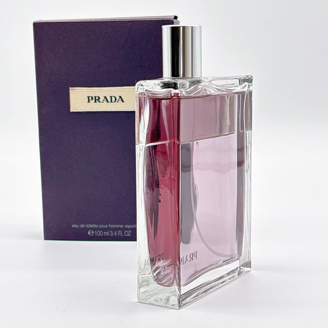 廃盤品✨ほぼ使用なし！PRADA 100ml プラダマン オーデトワレ　香水