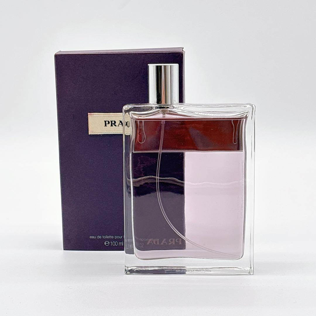 廃盤品✨ほぼ使用なし！PRADA 100ml プラダマン オーデトワレ　香水