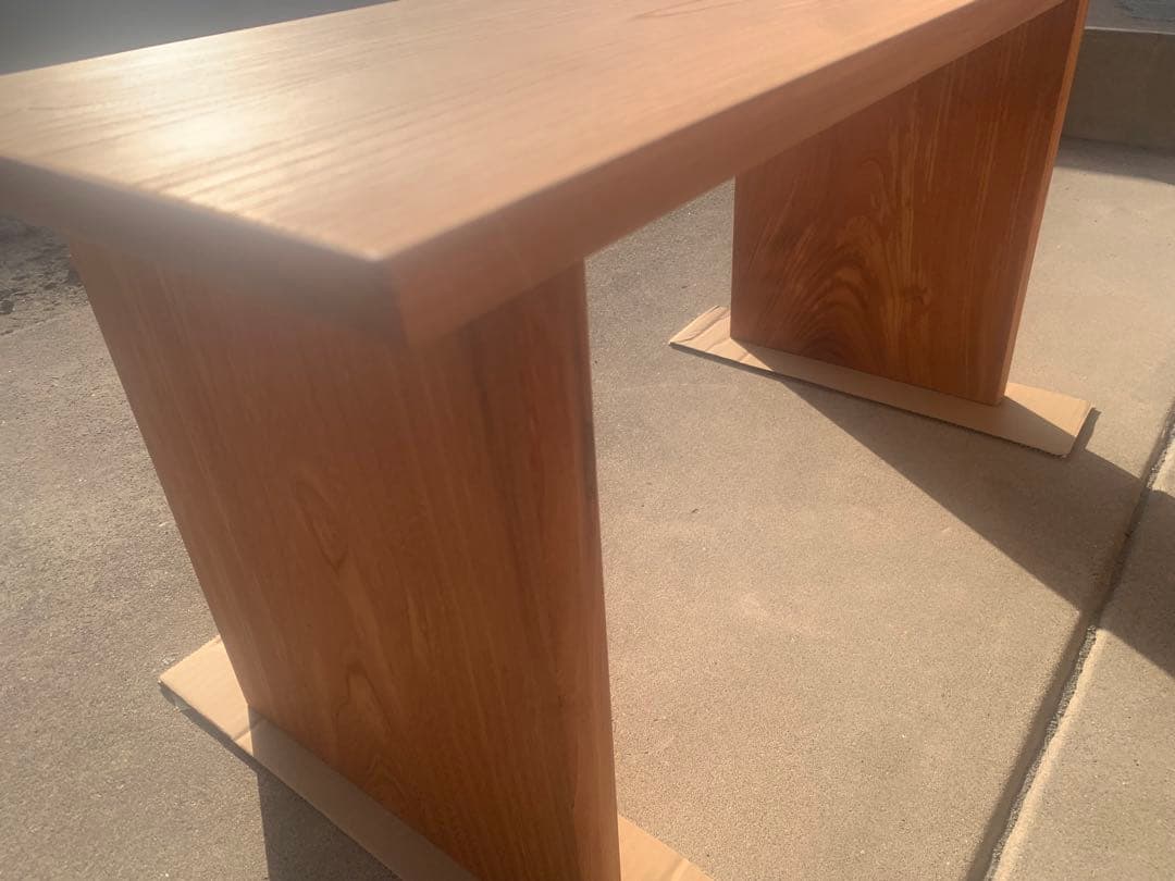 【MUKU】欅(ケヤキ)のベンチ，サイドテーブル