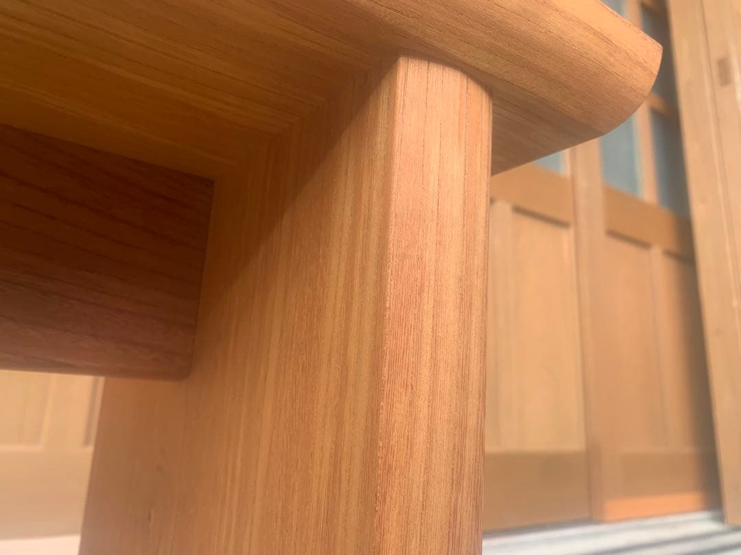 【MUKU】欅(ケヤキ)のベンチ，サイドテーブル