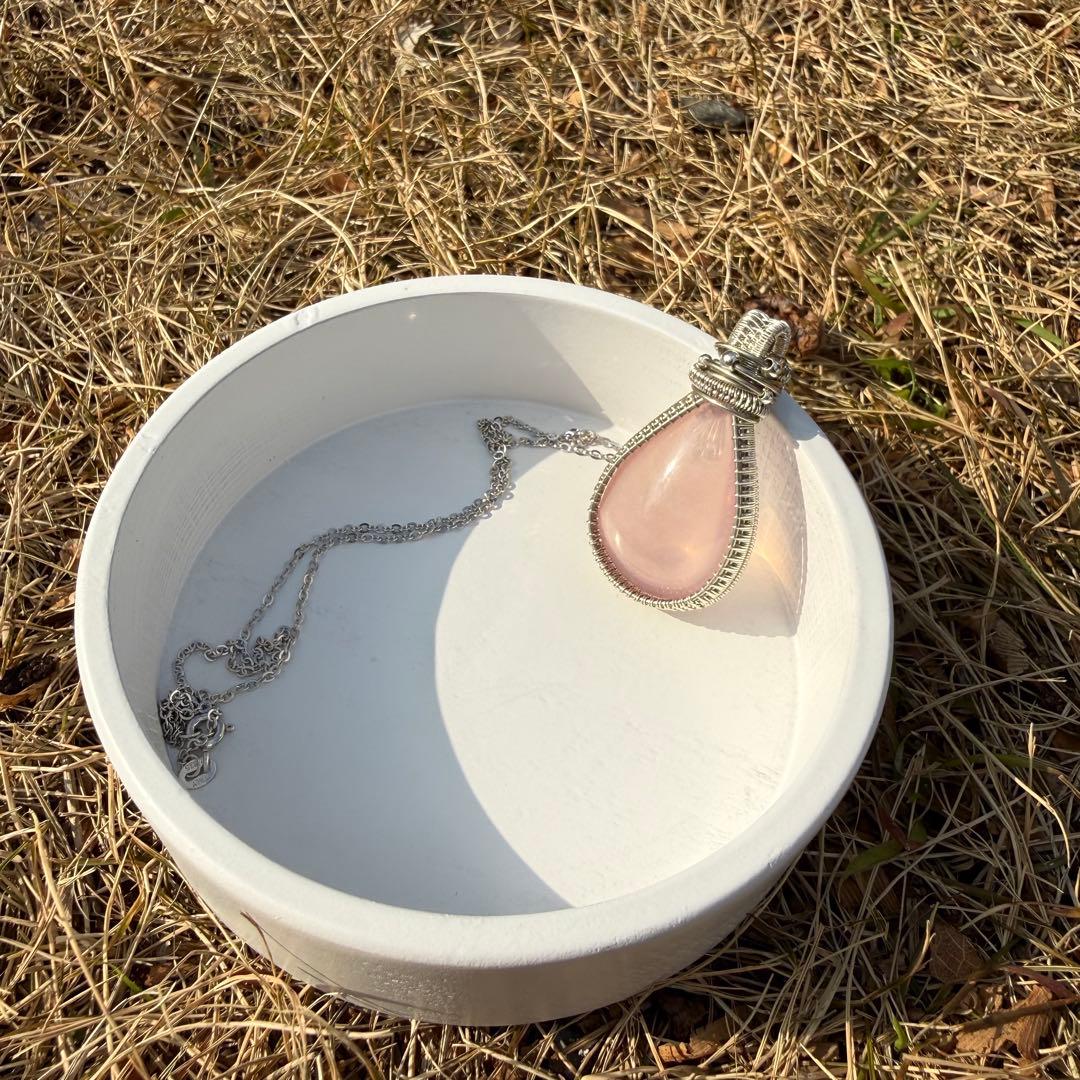 ペンダント ローズクォーツ