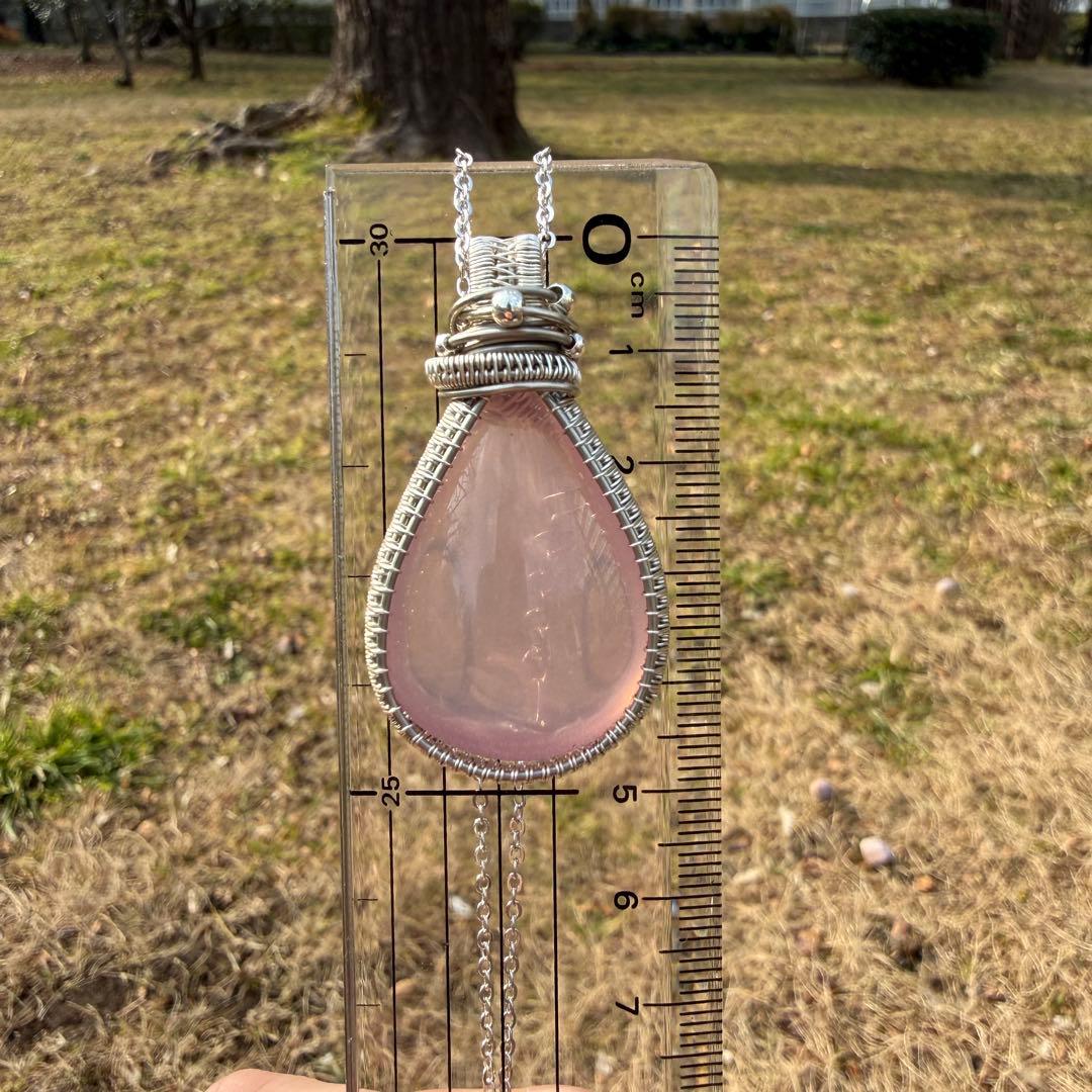 ペンダント ローズクォーツ