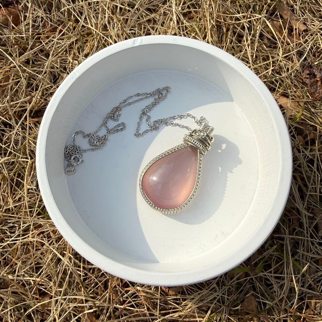 ペンダント ローズクォーツ