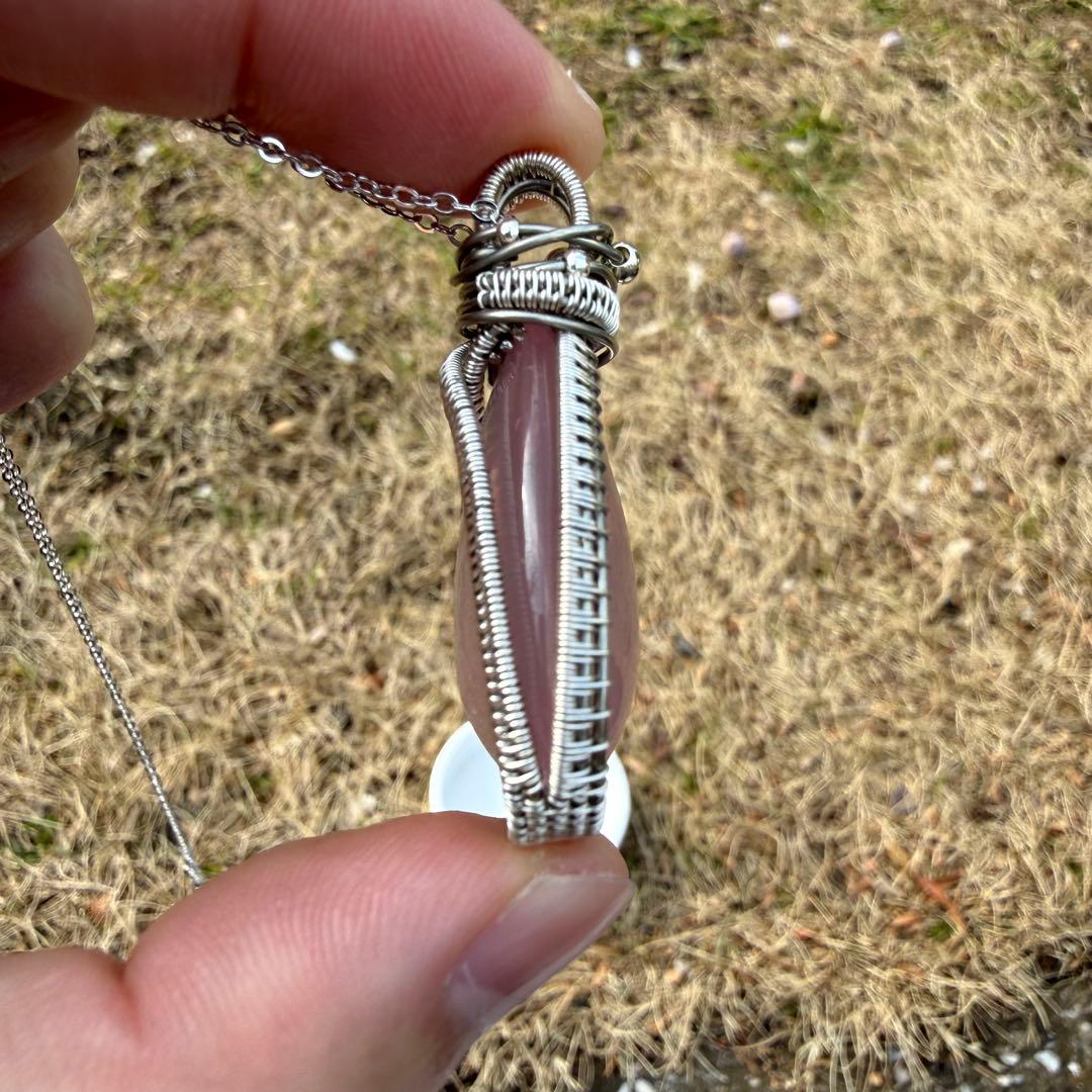 ペンダント ローズクォーツ