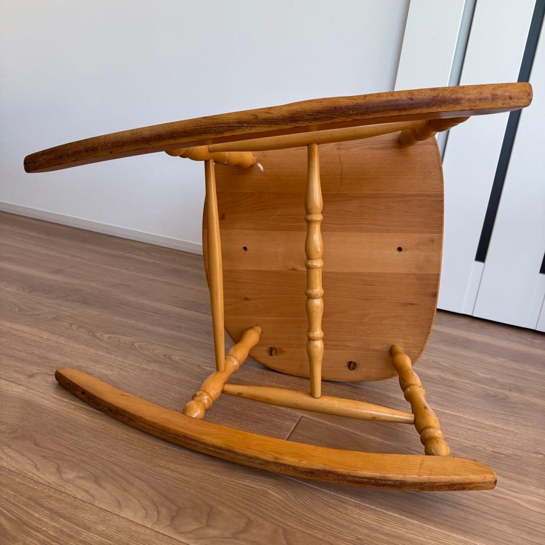 柏木工 美品 希少ナチュラルカラー ロッキングチェア アンティーク 送料無料