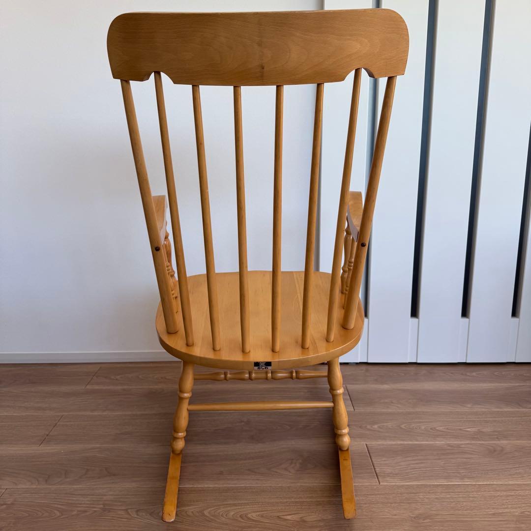 柏木工 美品 希少ナチュラルカラー ロッキングチェア アンティーク 送料無料