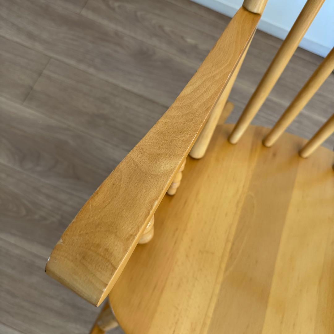 柏木工 美品 希少ナチュラルカラー ロッキングチェア アンティーク 送料無料