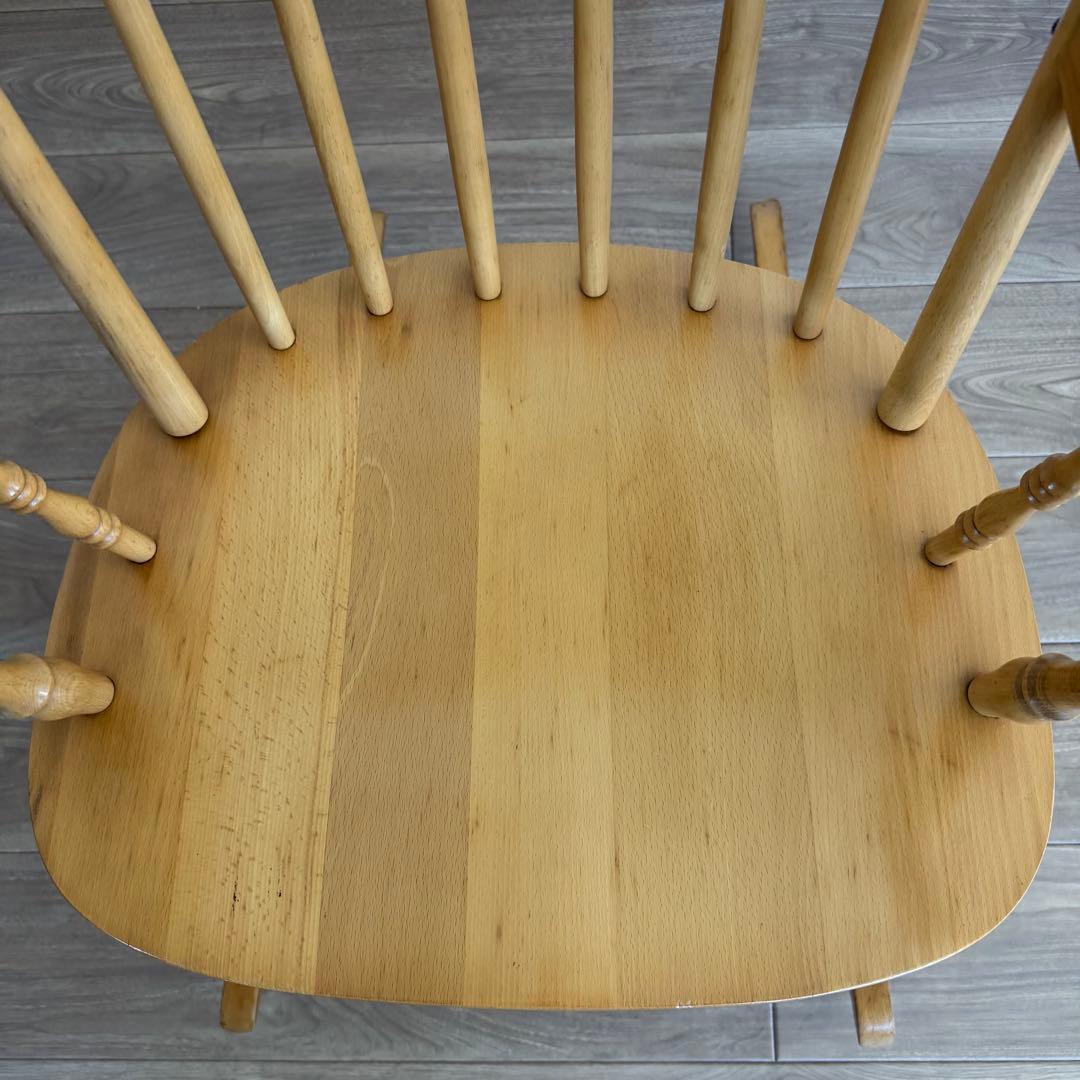 柏木工 美品 希少ナチュラルカラー ロッキングチェア アンティーク 送料無料