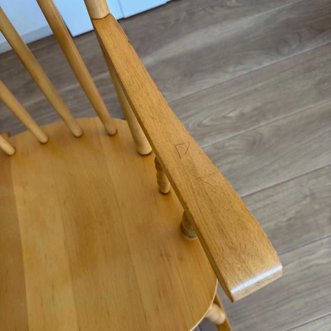 柏木工 美品 希少ナチュラルカラー ロッキングチェア アンティーク 送料無料