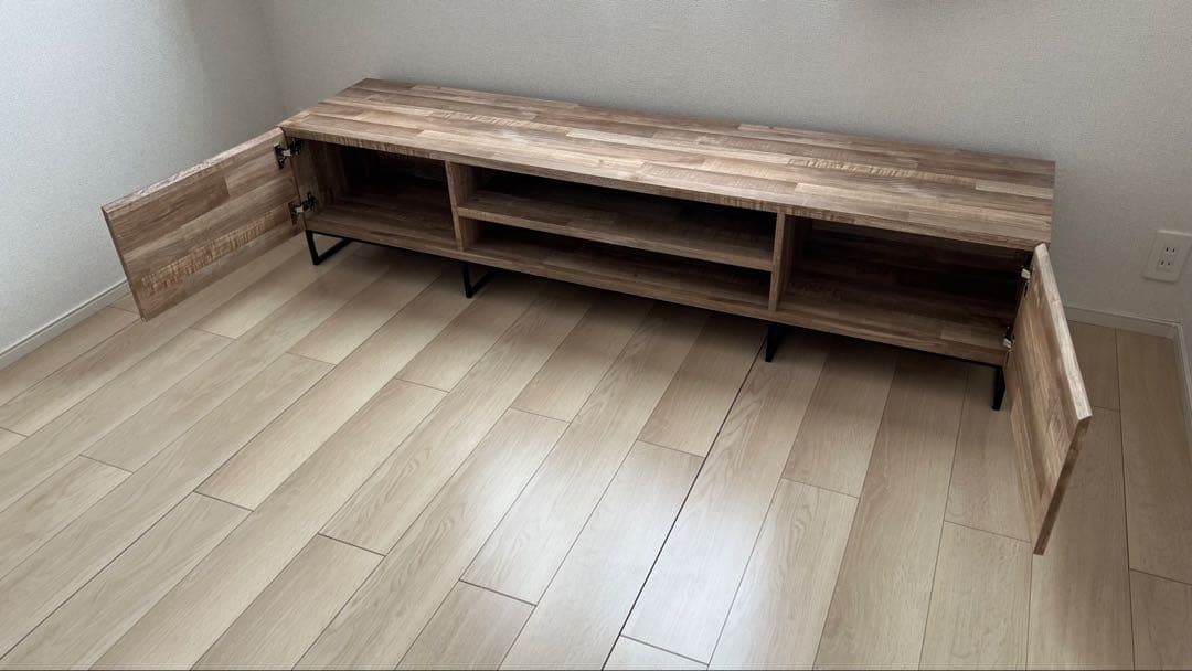 LOWYA ロウヤ 木製シンプルモダンテレビ台 引き出し付き テレビボード