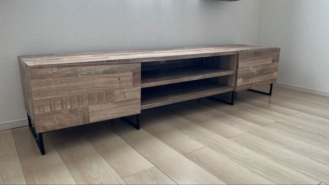 LOWYA ロウヤ 木製シンプルモダンテレビ台 引き出し付き テレビボード