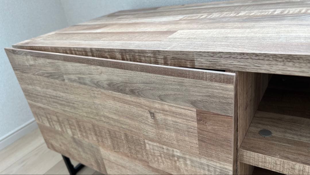 LOWYA ロウヤ 木製シンプルモダンテレビ台 引き出し付き テレビボード