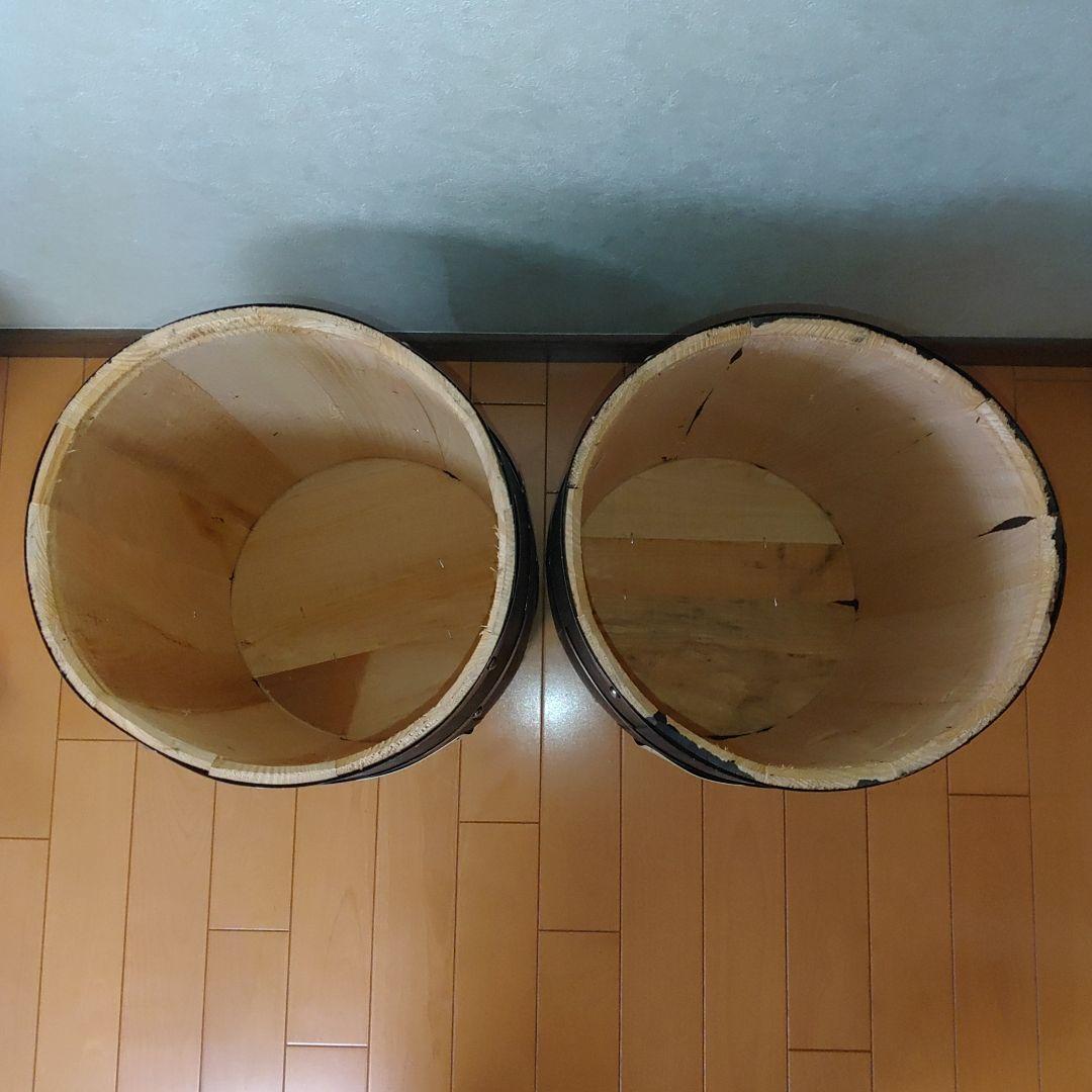 ビール樽 新品未使用 LÖWENBRÄU 木製樽風インテリア小物 2個セット