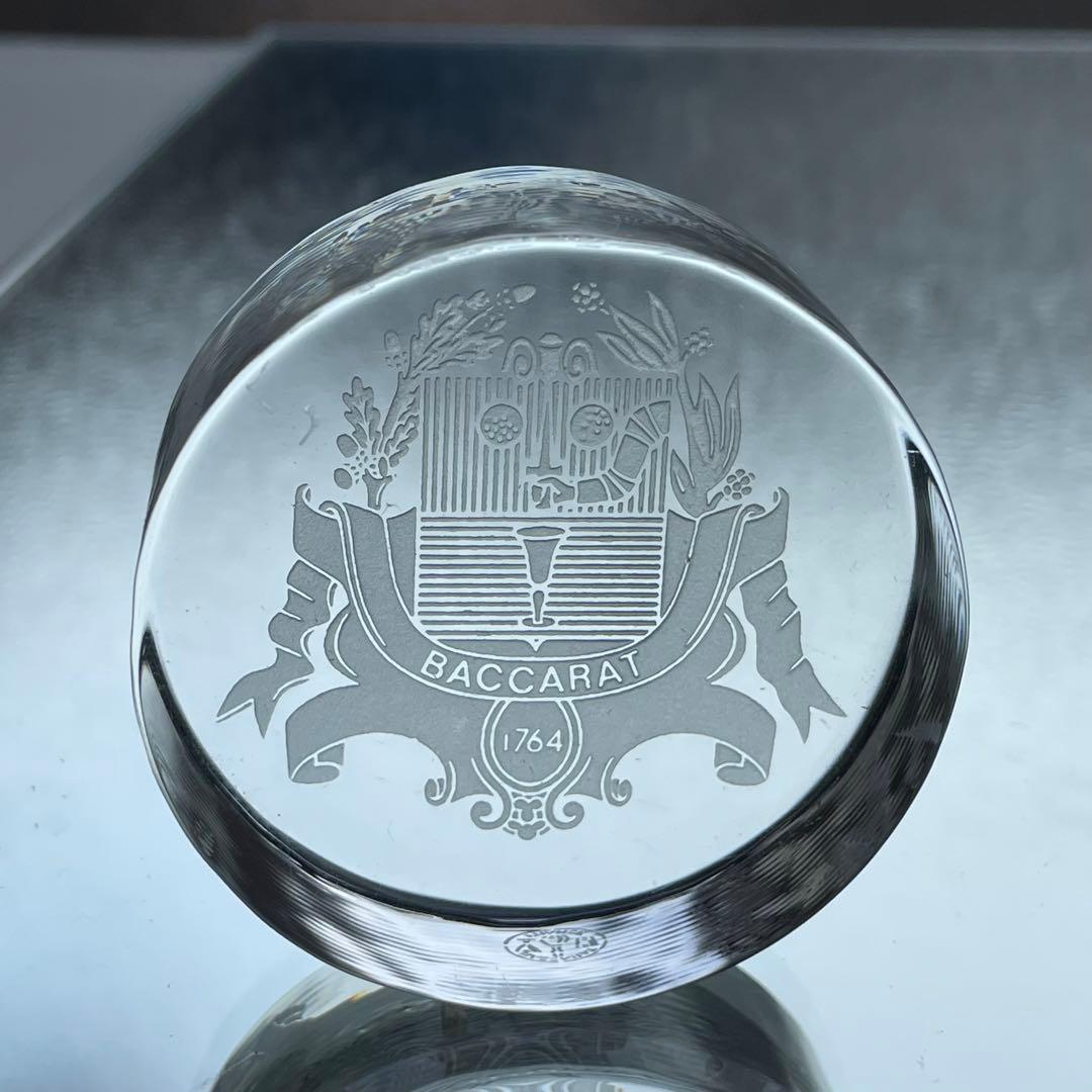 オールドバカラBACCARATクリスタルペーパーウエイト★バカラの紋章入り★レア