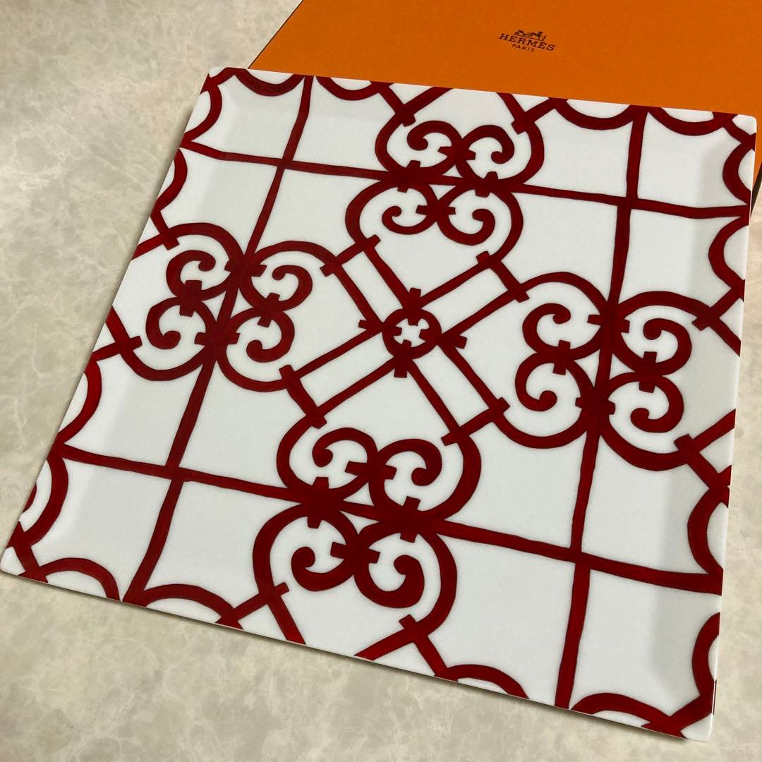 新品　エルメスHERMES ガダルキヴィール スクエアプレート 26.5cm