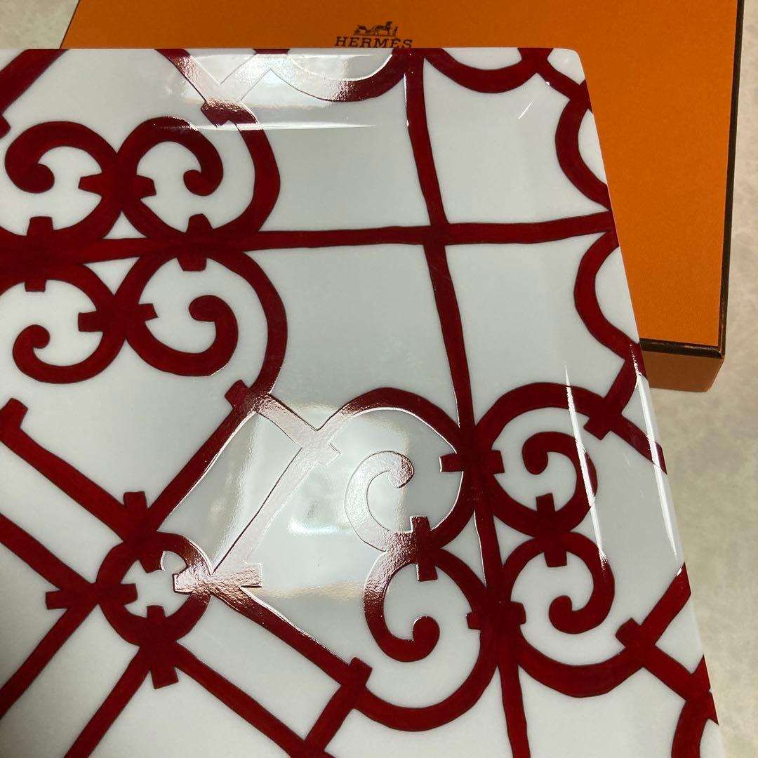 新品　エルメスHERMES ガダルキヴィール スクエアプレート 26.5cm
