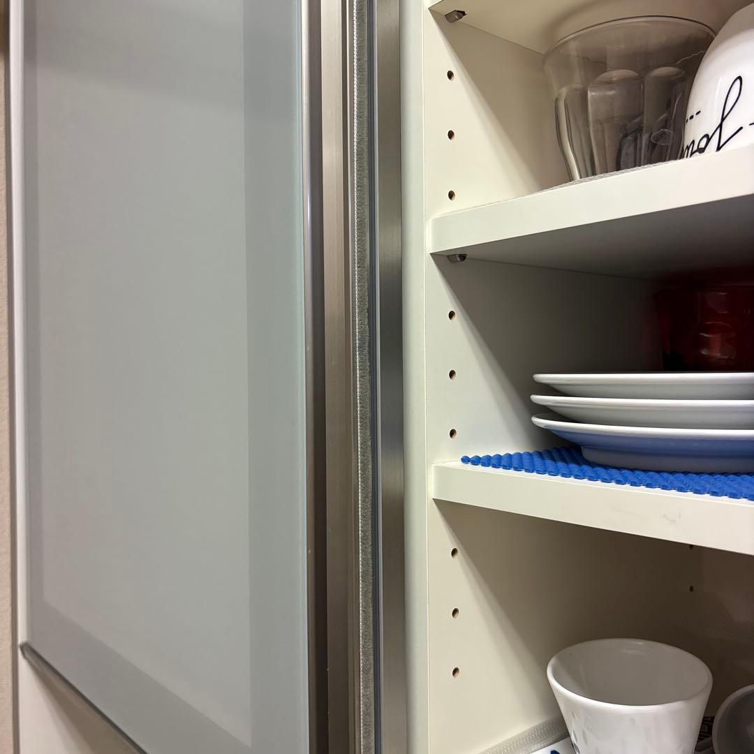 ホワイト食器棚・キッチンカウンター