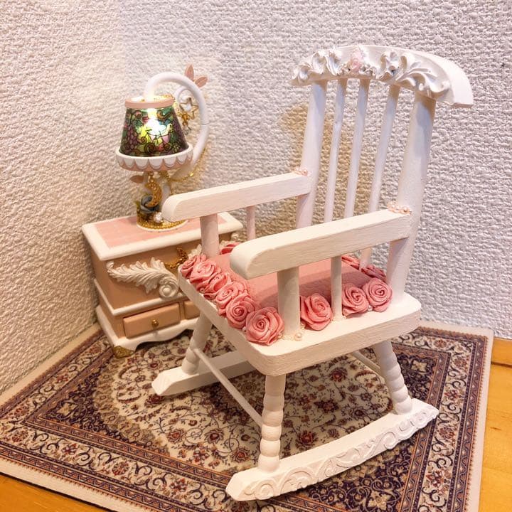 ハンドメイド　家具　ロッキングチェア