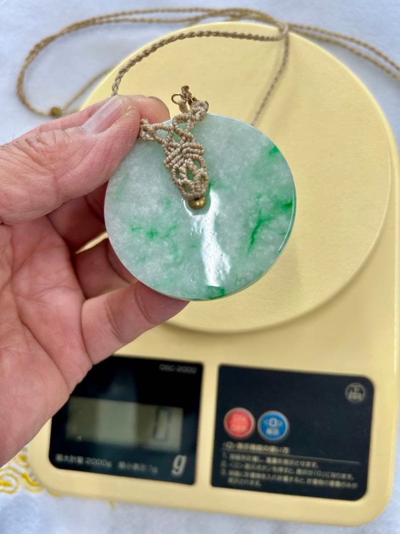 翡翠超美品ネックレス