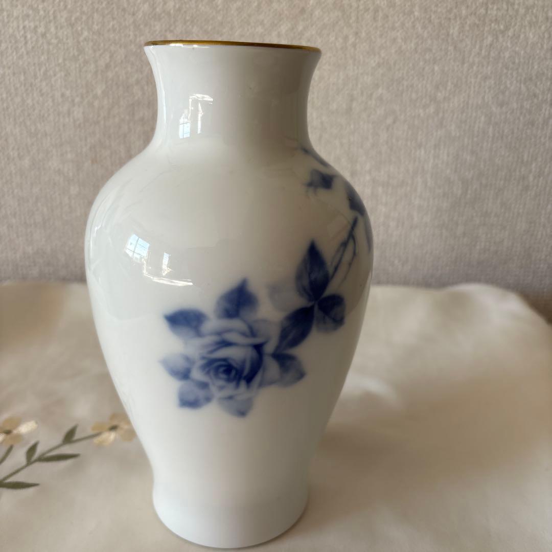 OKURA バラデザイン 花瓶 大倉陶磁園 - メルカリ