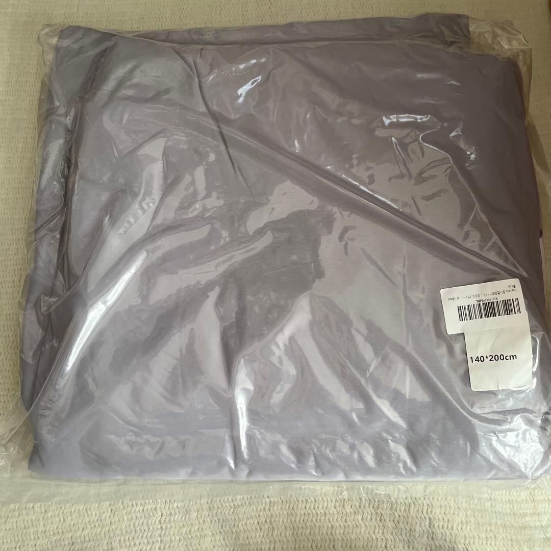 掛け布団 ブランケット シングル 接触冷感 グレー ライトグレー 4個セット！