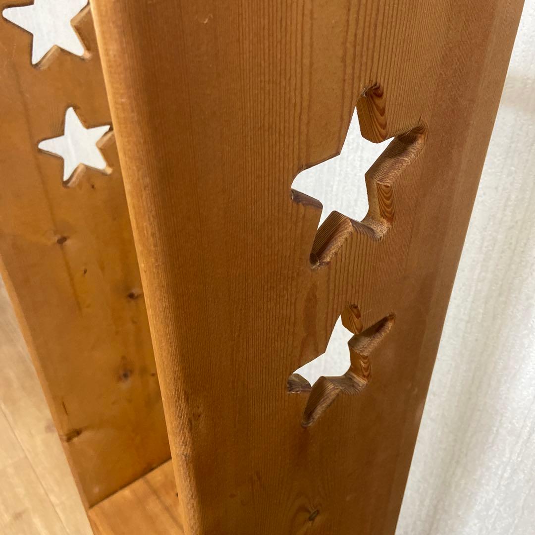 手作り　カントリー　ハンガーラック