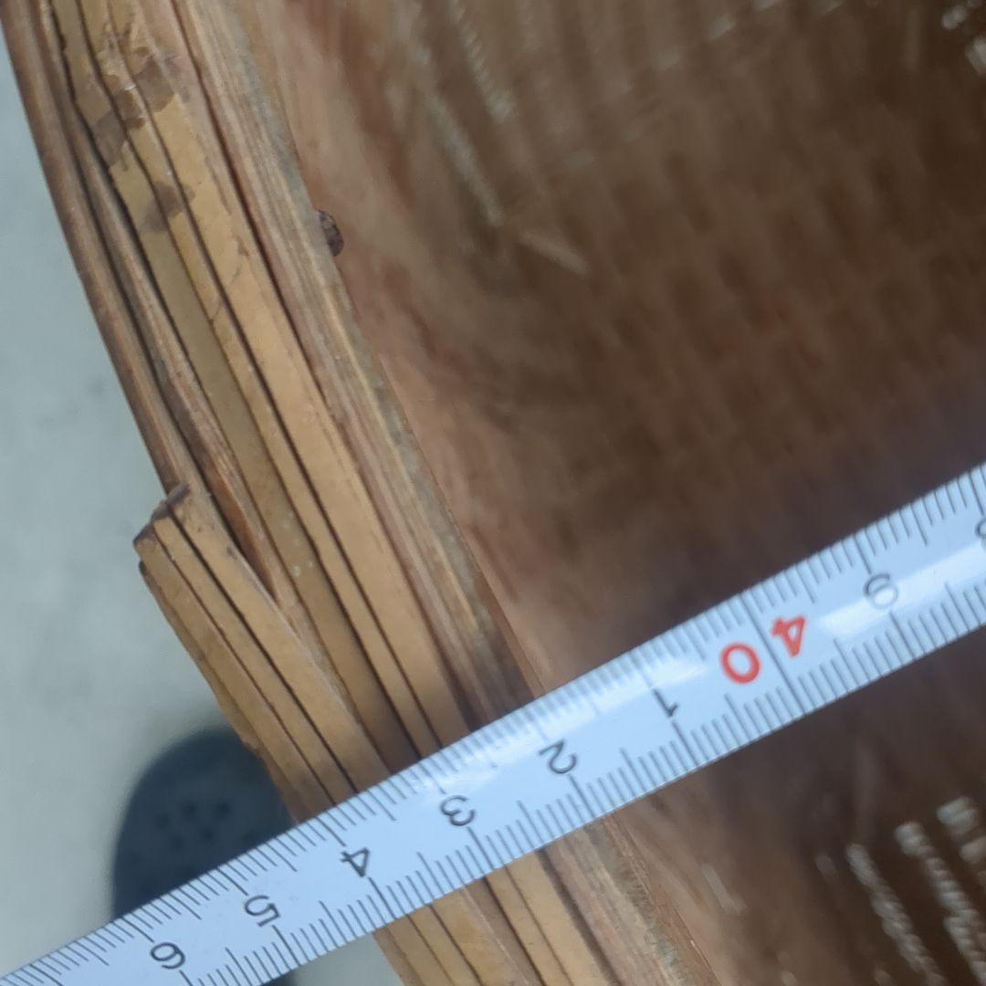 特大背負いカゴ(竹製)レトロ