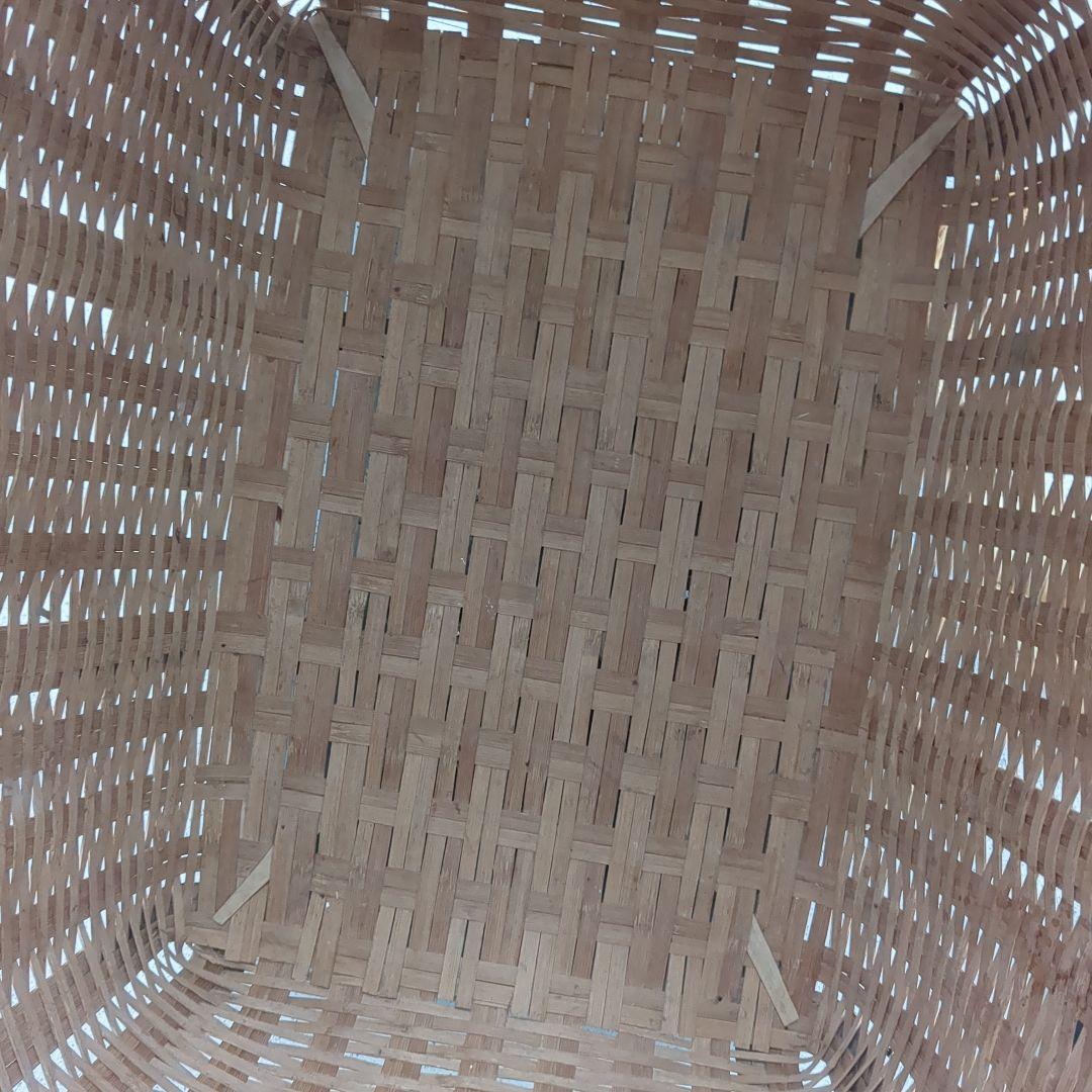 特大背負いカゴ(竹製)レトロ