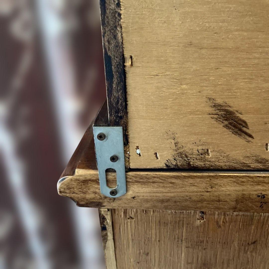 英国アンティーク　カップボード　飾り棚