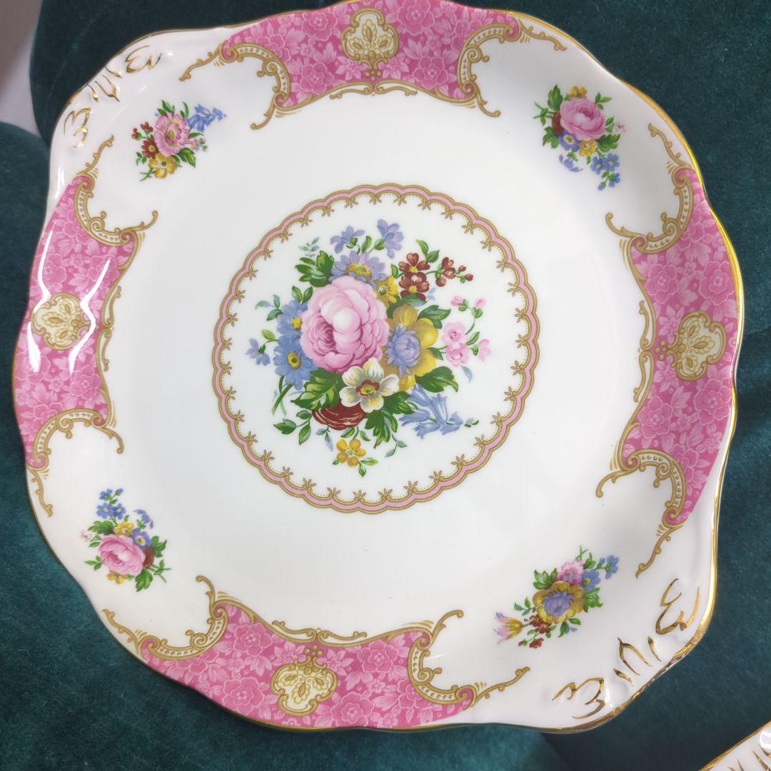 【ペア・別売可】廃盤品　ロイヤルアルバート　ペアプレート