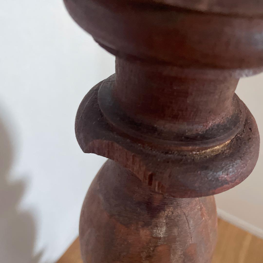 古材×アイアン　サイドテーブル　花台