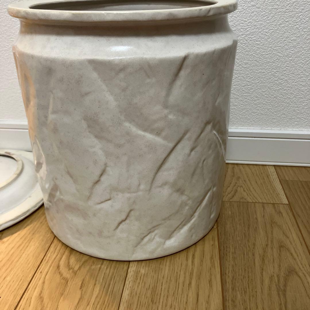 しんしゅうやき　かめ　壺　保存容器　漬物作り　味噌作り