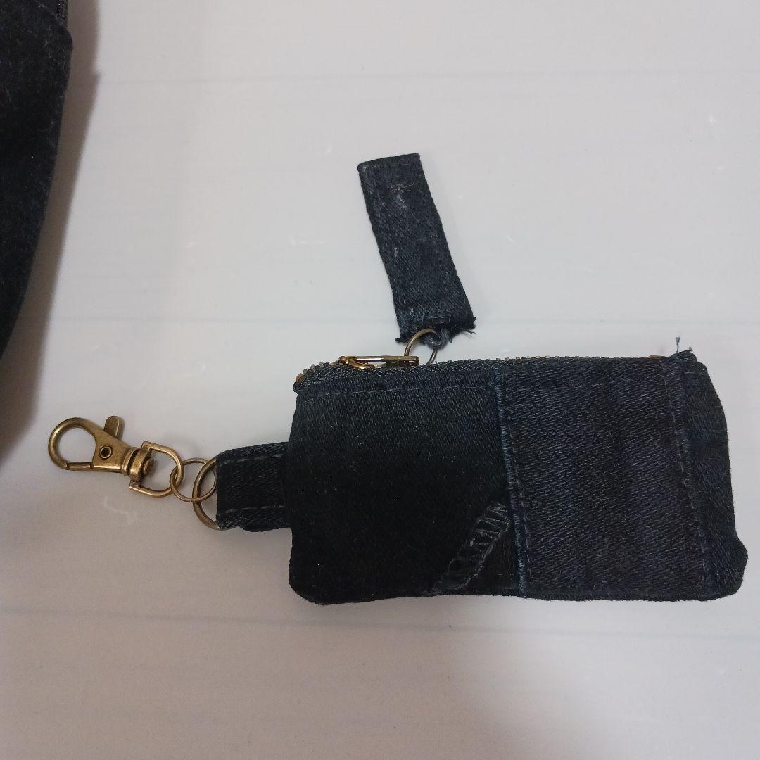 けい　リメイクデニム　ボディバッグ　ハンドメイド