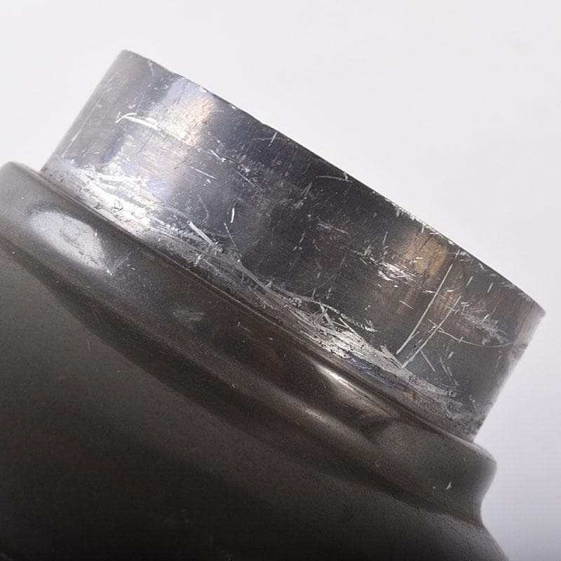 煎茶道具　錫製　茶壷　茶心壷　約718g　F　R8746