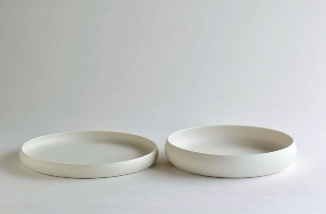大谷哲也 丸縁皿 2枚