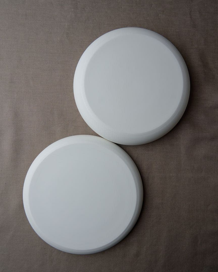 大谷哲也 丸縁皿 2枚