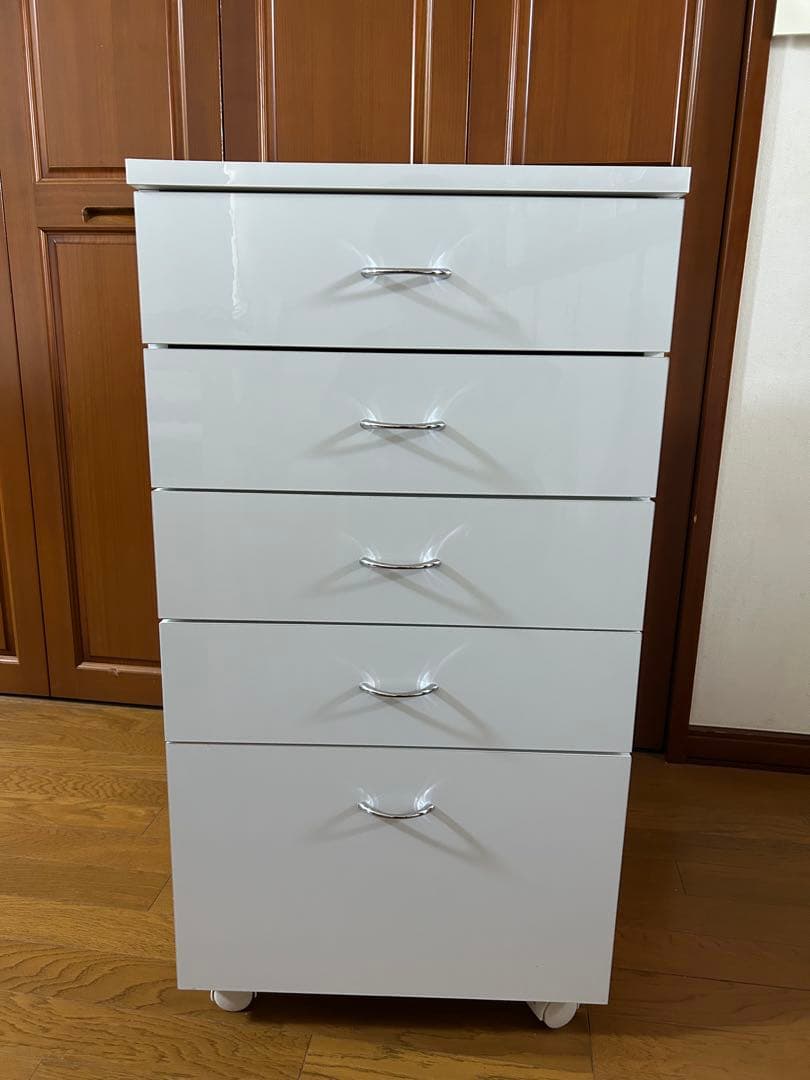 【お値下げしました】マルチワゴン 引出し 5段 キャスター付き