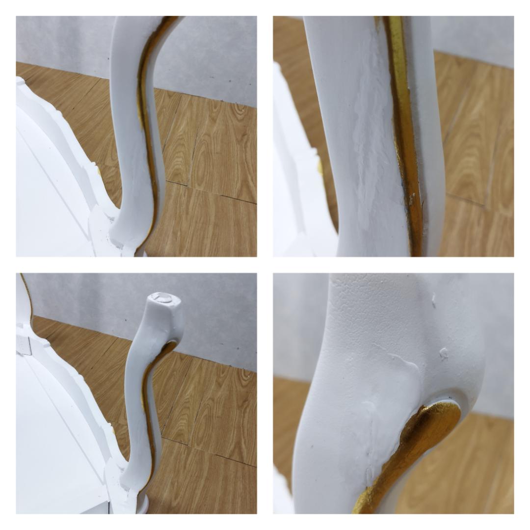 K♦194 ロココ アントワネット Rフォルムセンターテーブル 訳あり未使用品