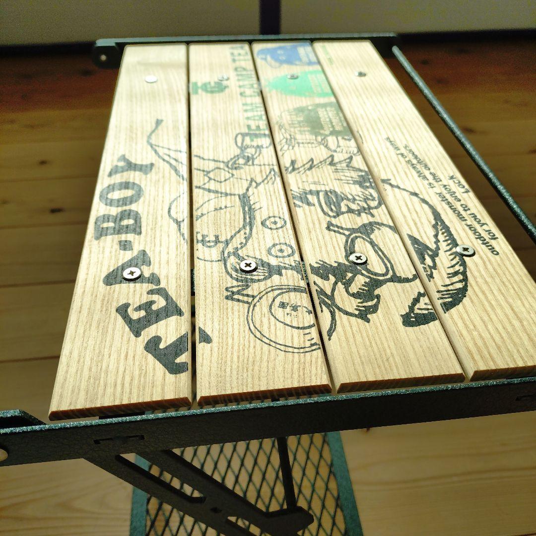 TEAM CAMP TEA TEA-BOY 折りたたみテーブル - メルカリ