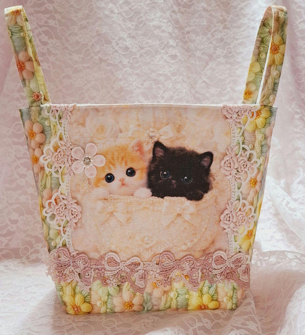 ゆーー断捨離中՞・·・՞様♥️オーダーページ　布バスケット　レース付き