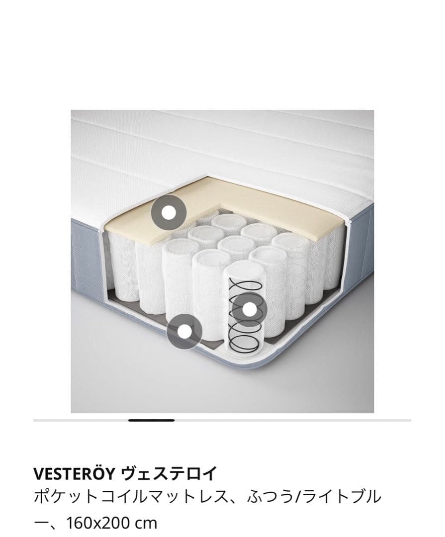 無印良品ベッドクイーン& IKEAマットレス 【ほぼ未使用】美品【直接受取希望】