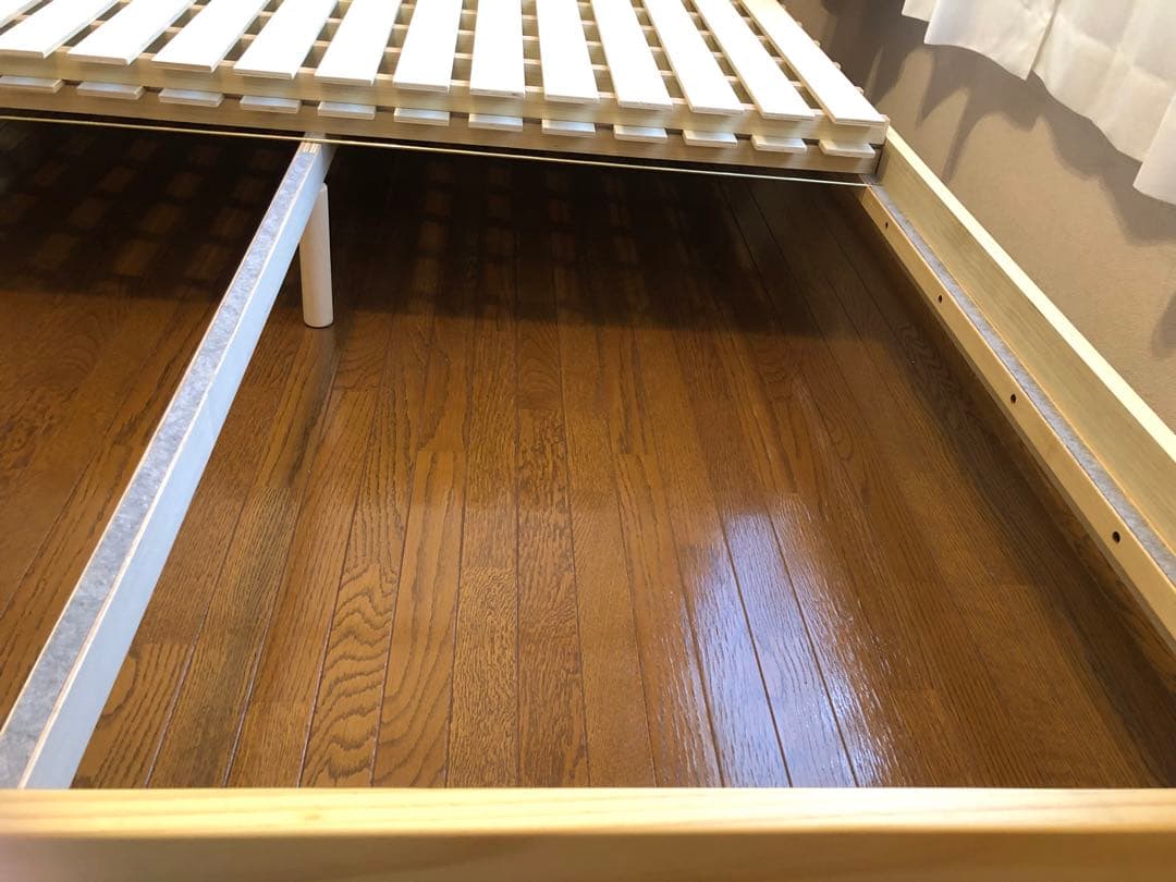 無印良品ベッドクイーン& IKEAマットレス 【ほぼ未使用】美品【直接受取希望】