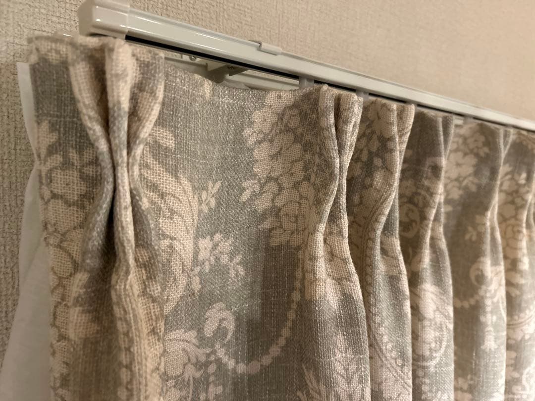 【patty】アンティーク風ドレープカーテン&レースカーテンセット